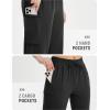 imagebaleaf Womens Cargo Joggers Hiking Pants with Pockets Lightweight Jogger Quick Dry SweatpantsBlack