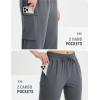 imagebaleaf Womens Cargo Joggers Hiking Pants with Pockets Lightweight Jogger Quick Dry SweatpantsDark Gray
