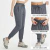 imagebaleaf Womens Cargo Joggers Hiking Pants with Pockets Lightweight Jogger Quick Dry SweatpantsDark Gray