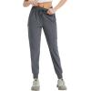 imagebaleaf Womens Cargo Joggers Hiking Pants with Pockets Lightweight Jogger Quick Dry SweatpantsDark Gray