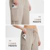 imagebaleaf Womens Cargo Joggers Hiking Pants with Pockets Lightweight Jogger Quick Dry SweatpantsKhaki