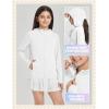 imagebaleaf Girls UPF 50 Rash Guard Sun Jacket Hoodie SPF UV Protection Full Zip Swim Shirts Long Sleeve for KidsWhite