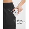 imagebaleaf Womens 7quot Athletic Running Shorts Long Workout Shorts High Waisted Quick Dry 4 Zipper Pockets UPF50Black