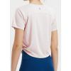 imagebaleaf Womens Cropped Workout Tops Short Sleeve Athletic Running Shirts Loose Fit Quick Dry Yoga TShirts UPF 50Light Pink