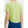imagebaleaf Womens Cropped Workout Tops Short Sleeve Athletic Running Shirts Loose Fit Quick Dry Yoga TShirts UPF 50Lime Green
