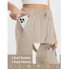 imagebaleaf Womens Hiking Pants Travel Wide Leg Pants with Pockts UPF 50 Loose Lightweight Water Resistant WorkKhaki
