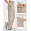 imagebaleaf Womens Hiking Pants Travel Wide Leg Pants with Pockts UPF 50 Loose Lightweight Water Resistant WorkKhaki