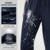 imagebaleaf Womens Hiking Pants Travel Wide Leg Pants with Pockts UPF 50 Loose Lightweight Water Resistant WorkNavy Blue