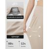 imagebaleaf Womens Petite Joggers Capri Sweatpants Drawstring Track Pants Travel Lounge Cropped Pants with PocketsKhaki