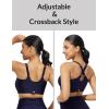 imagebaleaf Womens Swim Bra High Neck Bikini Tops Adjustable Bathing Suit Tops Sports Bra Removable PaddedNavy Blue