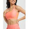 imagebaleaf Womens Swim Bra High Neck Bikini Tops Adjustable Bathing Suit Tops Sports Bra Removable PaddedPink