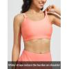 imagebaleaf Womens Swim Bra High Neck Bikini Tops Adjustable Bathing Suit Tops Sports Bra Removable PaddedPink