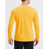 imagebaleaf Mens Sun Shirts UPF 50 UV Protection SPF Long Sleeve Rash Guard Fishing Outdoor Quick Dry LightweightYellow