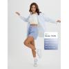 imagebaleaf Womens Athletic Shorts 3quot High Waist Running Shorts with Zipper Pockets Workout Gym Sports Quick Dry UPF 50Light Blue