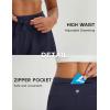 imagebaleaf Womens Athletic Shorts 3quot High Waist Running Shorts with Zipper Pockets Workout Gym Sports Quick Dry UPF 50Navy Blue