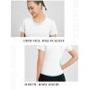 imagebaleaf Womens Short Sleeve Workout Tops Yoga Shirts Stretchy Lightweight Athletic TShirts Gym Running Sports TeeStar White
