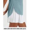 imagebaleaf Womens Workout Tops Shirts UPF50 Sun Shirt Short Sleeve Quick Dry UV Protection Athletic TeeHeather Light Blue