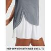 imagebaleaf Womens Workout Tops Shirts UPF50 Sun Shirt Short Sleeve Quick Dry UV Protection Athletic TeeHeather Light Gray