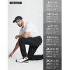 imagebaleaf 30 Mens Golf Joggers Pants Stretch Lightweight Workout Running Travel Track Sweatpants Quick Dry Zip PocketsBlack