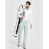 imagebaleaf 30 Mens Golf Joggers Pants Stretch Lightweight Workout Running Travel Track Sweatpants Quick Dry Zip PocketsGrey