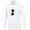 imagebaleaf Mens Long Sleeve Golf Shirt Collared Shirts Polo UPF 50 Lightweight Quick Dry Work Casual OutdoorWhitelong