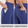 imagebaleaf Womens 12quot Long Bermuda Shorts Knee Length Cotton Athletic Shorts Sweat Casual Lounge Walking SummerBlue