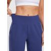 imagebaleaf Womens 12quot Long Bermuda Shorts Knee Length Cotton Athletic Shorts Sweat Casual Lounge Walking SummerBlue