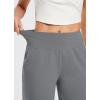 imagebaleaf Womens 12quot Long Bermuda Shorts Knee Length Cotton Athletic Shorts Sweat Casual Lounge Walking SummerGrey