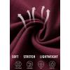 imagebaleaf Womens Cotton Bermuda Long Shorts 10quot Knee Length Loose Drawstring Waist Sweat Shorts with Pockets Casual SummerBurgundy10 Inseam