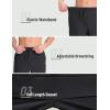 imagebaleaf Mens Mountain Bike Shorts Loosefit Cycling Shorts MTB Bicycle 9 Inch Zipper Pockets Drawstring Stretchy UPF50Black
