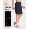 imagebaleaf Mens Mountain Bike Shorts Loosefit Cycling Shorts MTB Bicycle 9 Inch Zipper Pockets Drawstring Stretchy UPF50Black
