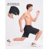 imagebaleaf Mens Mountain Bike Shorts Loosefit Cycling Shorts MTB Bicycle 9 Inch Zipper Pockets Drawstring Stretchy UPF50Black