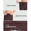 imagebaleaf Mens Mountain Bike Shorts Loosefit Cycling Shorts MTB Bicycle 9 Inch Zipper Pockets Drawstring Stretchy UPF50Dark Brown