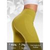 imagebaleaf Womens Knee Length Cotton Capri Leggings with Pockets High Waisted Casual Summer Yoga Workout Exercise PantsGreen