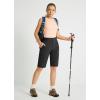 imagebaleaf Womens Bermuda Long Shorts 13quot Golf Shorts Knee Length Hiking Quick Dry High Waist Stretch Water Resistant01black13inch
