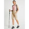 imagebaleaf Womens Bermuda Long Shorts 13quot Golf Shorts Knee Length Hiking Quick Dry High Waist Stretch Water Resistant03khaki13inch