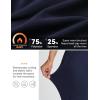 imagebaleaf Womens Fleece Lined Pants Joggers WaterResistant Zipper Pocket Thermal Sweatpants Winter Running Hiking Jogging01navy