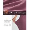 imagebaleaf Womens Fleece Lined Pants Joggers WaterResistant Zipper Pocket Thermal Sweatpants Winter Running Hiking Jogging01rose