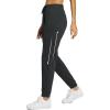 imagebaleaf Womens Fleece Lined Pants Joggers WaterResistant Zipper Pocket Thermal Sweatpants Winter Running Hiking Jogging02grey