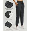 imagebaleaf Womens Fleece Lined Pants Joggers WaterResistant Zipper Pocket Thermal Sweatpants Winter Running Hiking Jogging02grey