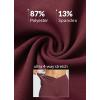 imagebaleaf Womens Yoga Pants V Crossover Flare Leggings with Pockets High Waist Casual Workout Gym Bell Bottom LeggingsWine