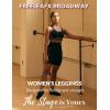 imagebaleaf Freeleaf Broadway Womens Biker Shorts with Pockets Dance Yoga Workout Gym Running 8quot High Waist Short PantsBlack
