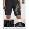imagebaleaf Womens 9quot Cargo Shorts Hiking Water Resistant Pockets Bermuda Lightweight UPF50 Camping Travel OutdoorBlack