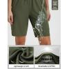 imagebaleaf Womens 9quot Cargo Shorts Hiking Water Resistant Pockets Bermuda Lightweight UPF50 Camping Travel OutdoorDark Army Green