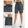 imagebaleaf Womens 9quot Cargo Shorts Hiking Water Resistant Pockets Bermuda Lightweight UPF50 Camping Travel OutdoorGray