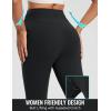 imagebaleaf Womens Fleece Lined Leggings High Waisted Water Resistant Winter Warm Running Thermal Pants Zipper PocketBlack
