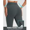 imagebaleaf Womens Fleece Lined Leggings High Waisted Water Resistant Winter Warm Running Thermal Pants Zipper PocketGray