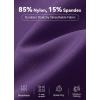 imagebaleaf Womens Horse Riding Pants Equestrian Full Seat Breeches Horseback Tights Silicone Zipped PocketPurple