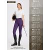 imagebaleaf Womens Horse Riding Pants Equestrian Full Seat Breeches Horseback Tights Silicone Zipped PocketPurple
