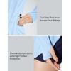 imagebaleaf Womens Long Sleeve Sun Shirts UPF 50 Lightweight Open Front Cardigan with Pockets Beach Cover Up SPF Sun WrapBlue